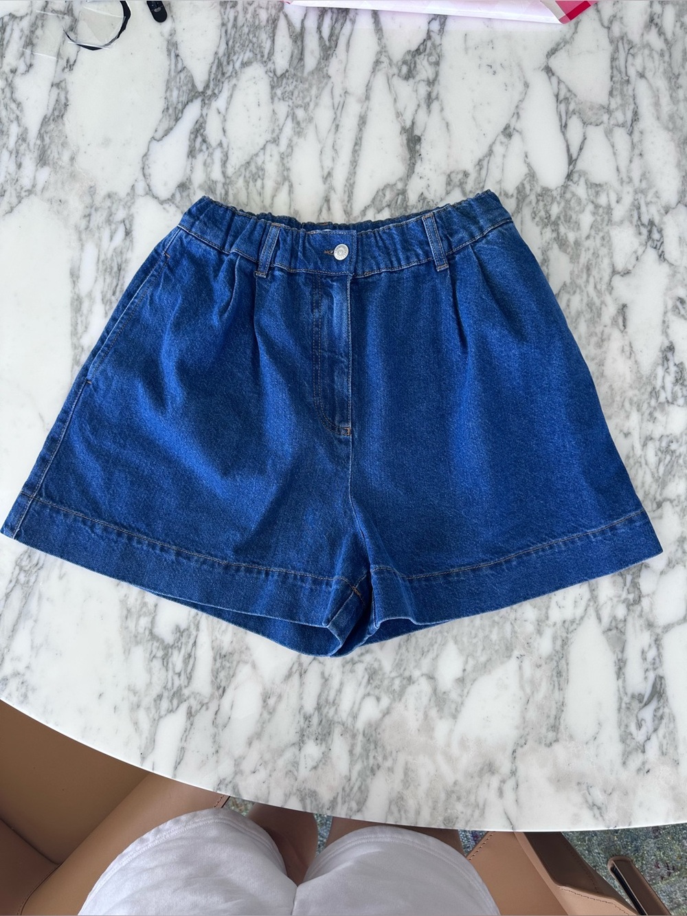 Scanlan Theodore Denim Shorts - Blue - NWT - Size M